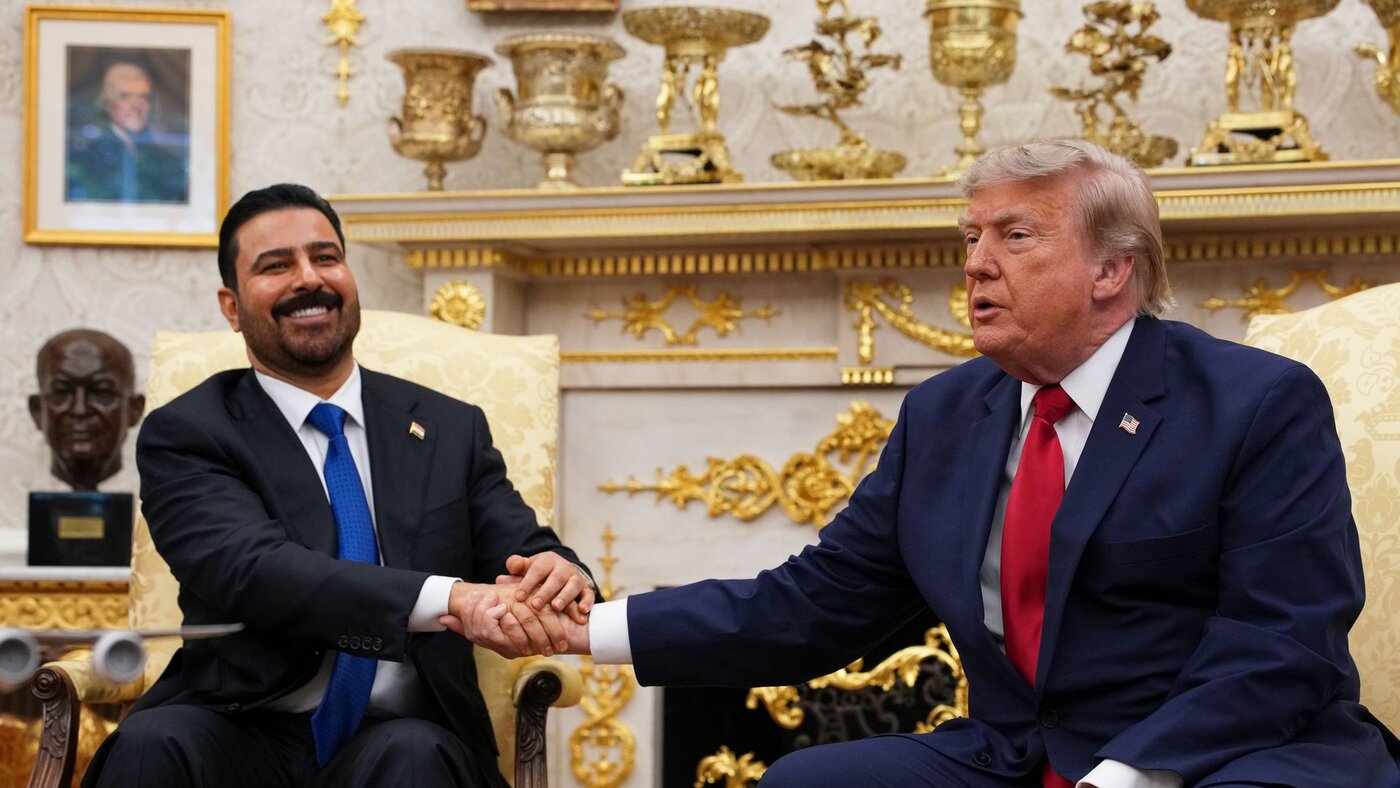 ادای احترام به رهبر شهید ایران، همسفره شدن با ترامپ؛ فاز نخست‌وزیر عراق چیست؟